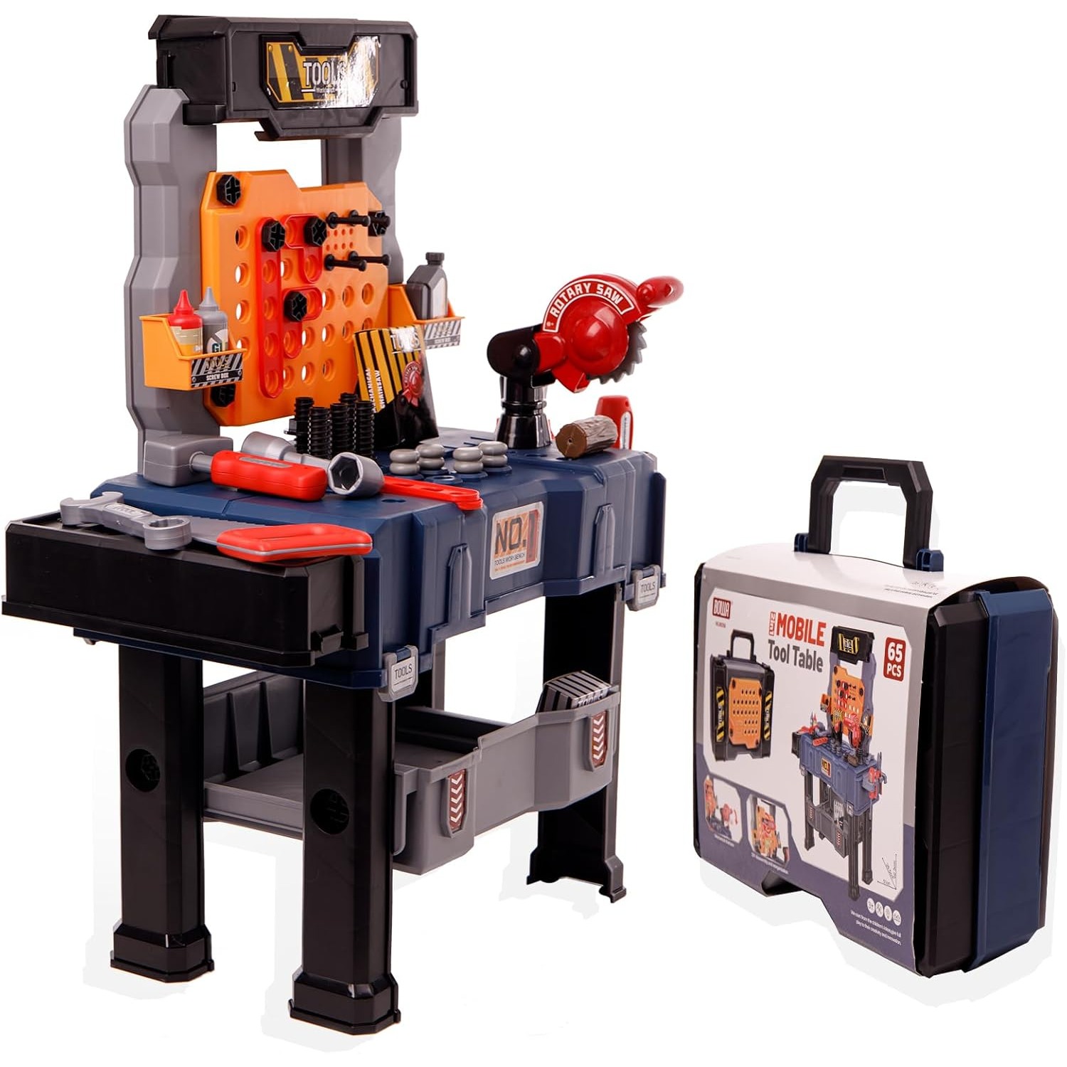 Tools Workshop Kids - 65 pçs crianças conjunto de banco