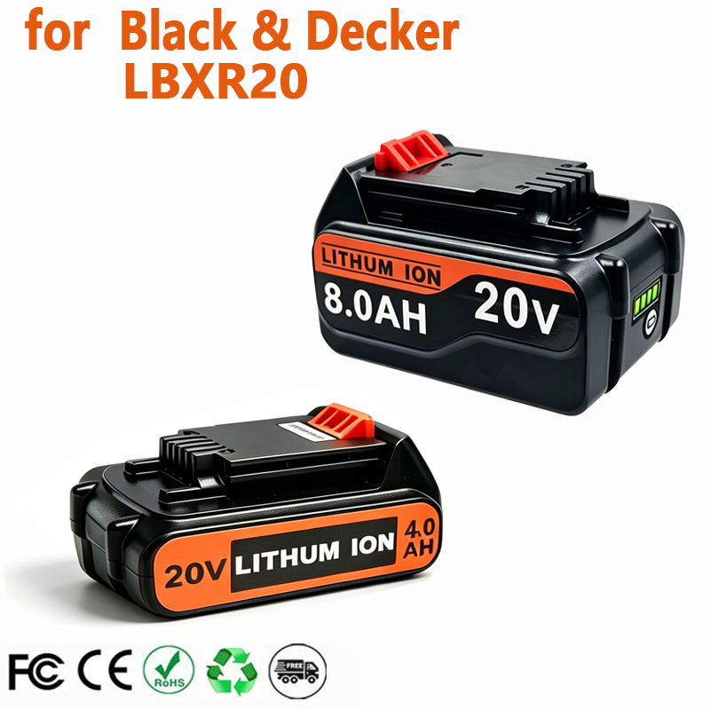 Black+Decker Tool Cordless - Bateria de Substituição 18V 3.0Ah 8.0Ah
