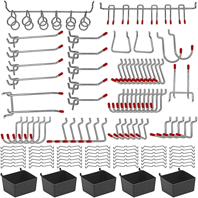 114 pçs pegboard ganchos conju - Workshop Tools Organizing avaliação e preço