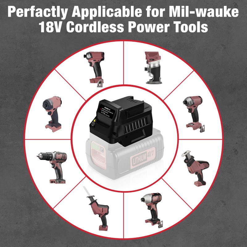 Adaptador de Bateria para Blac - Black+Decker Tool Cordless avaliação e preço