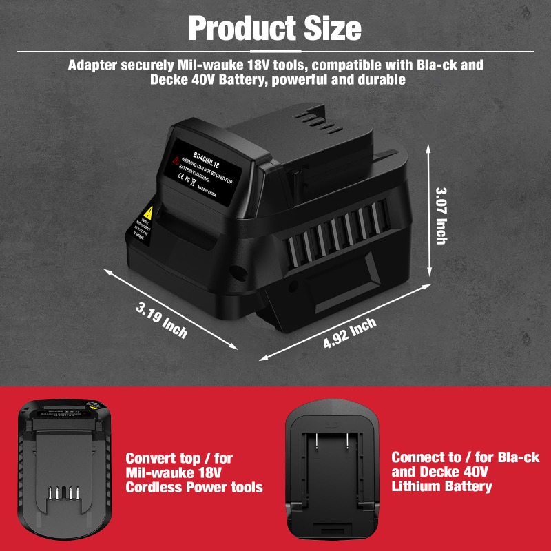 Adaptador de Bateria para Blac - Black+Decker Tool Cordless avaliação e preço