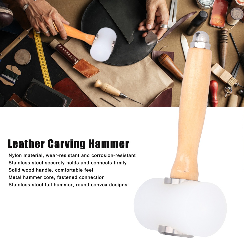 Martelo de Couro para Entalhe  - Mallet Wood Carving avaliação e preço