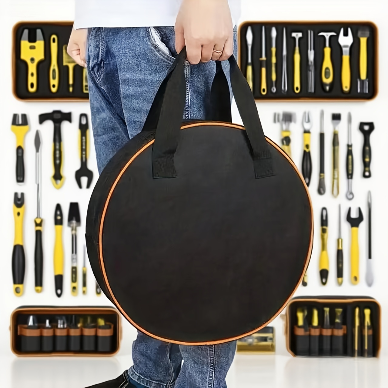 Bolsa de Armazenamento Redonda - Workshop Tools Organizing avaliação e preço