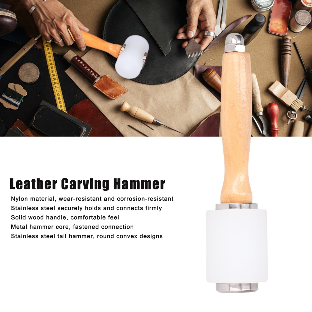 Martelo de Couro para Entalhe  - Mallet Wood Carving avaliação e preço