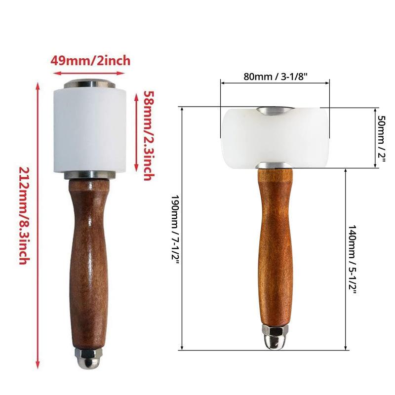 1 Unidade Martelo de Couro par - Mallet Wood Carving avaliação e preço