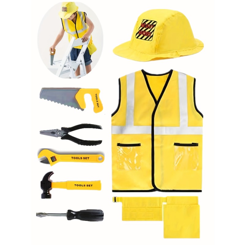 Traje de colete de trabalhador - Tools Workshop Kids avaliação e preço