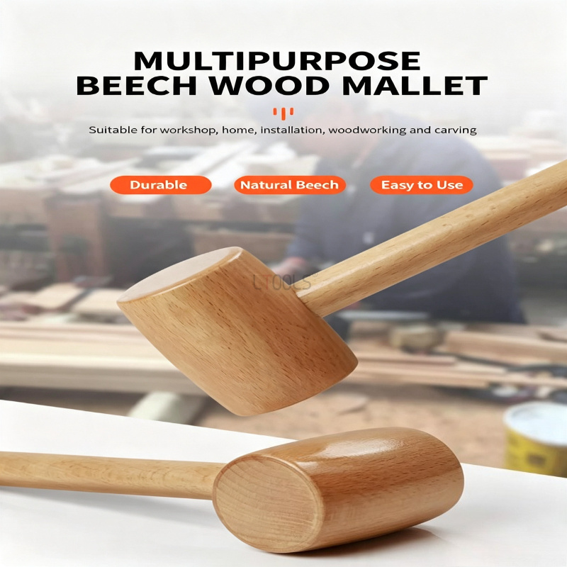 Martelo de Madeira Sólida, Min - Mallet Wood Carving avaliação e preço